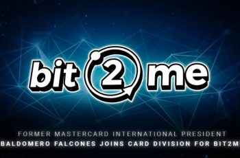 Bit2Me: Tidligere Mastercard international præsident Baldomero Falcones slutter sig til kortdeling